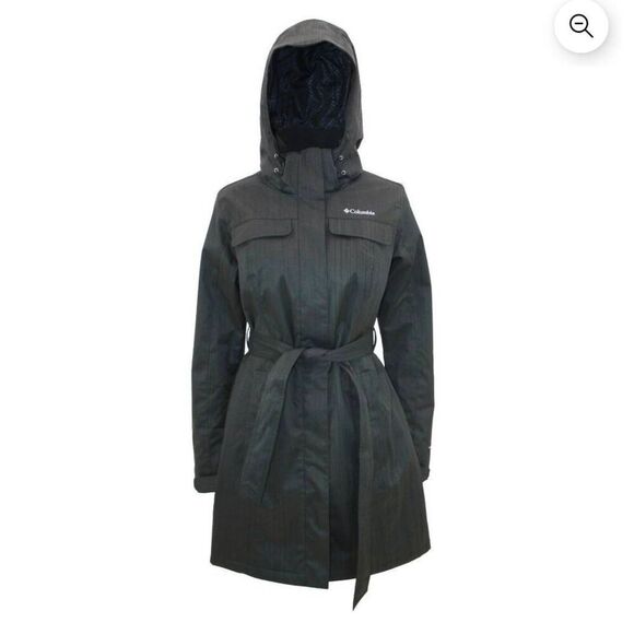 Columbia Jackets & Blazers - 🔥Columbia Black Radiant Maiden Trench Coat Small